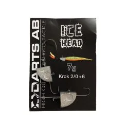 Darts Slimline Ice Head 7g Krok 2/0+6 (2-pack)