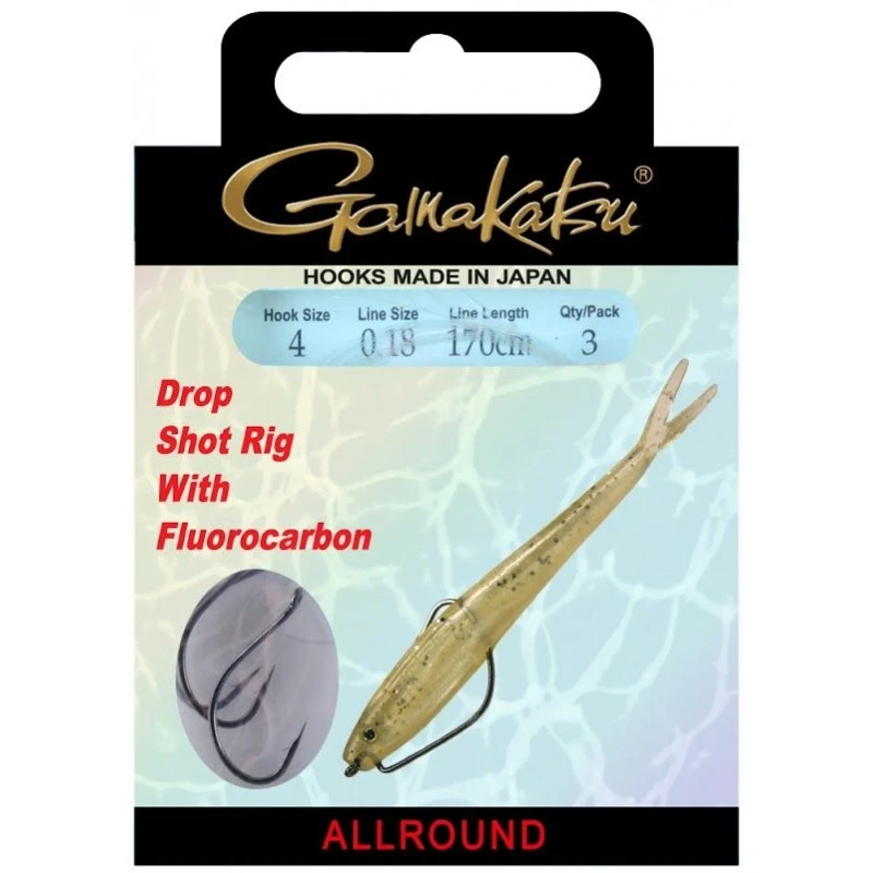 Gamakatsu BKD Drop Shot Rig - Stl. 3 3 Gamakatsu BKD Drop Shot Rig - Stl. 3