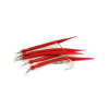Sølvkroken Sölvkroken Gummimakk Röd 8/0 I 5-pack -Fiskespön Försäljningsbutik solvkroken gummimakk rod 8 0 i 5 pack