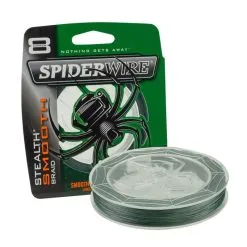 Abu Garcia SpiderWire 0,19mm Stealth Smooth Braid 8 - Moss Green 150m