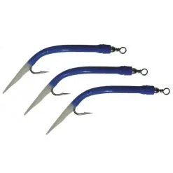 Wiggler Gummimakk Riggad 4/0 - Blå Lys