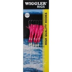 Wiggler Häcklor Octopus Röd 3/0