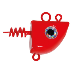 Wiggler Trac Head Jiggskalle Röd - 25 Gr